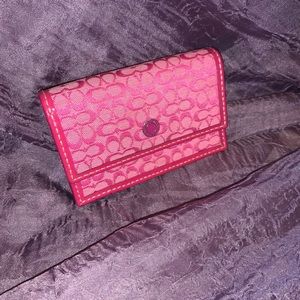 Cute coach credit card wallet